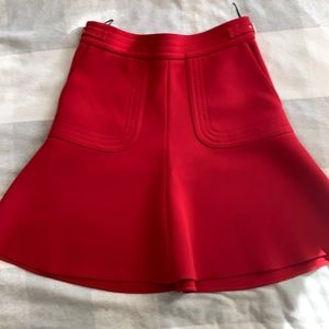Red Valentino structures skirt